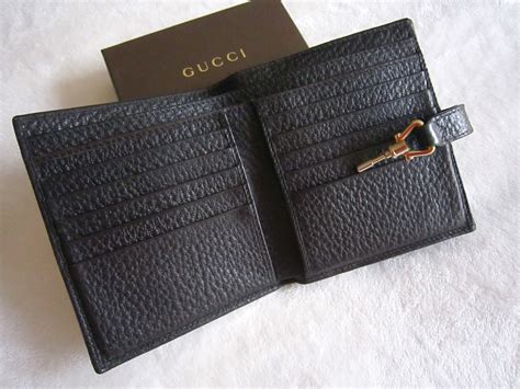 original black gucci wallet|vintage Gucci wallet black leather.